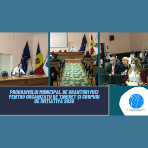 Astăzi, 28 septembrie 2020, s-a da start programelor pentru tinerii din capitală, câștigate în cadrul Programului municipal de granturi mici pentru organizații de tineret și grupuri de inițiativă 2020