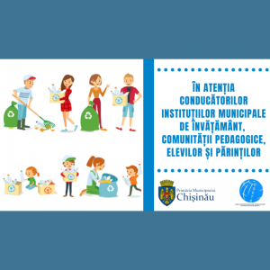 În atenţia conducătorilor instituțiilor municipale de învățământ, comunității pedagogice, elevilor și părinților!