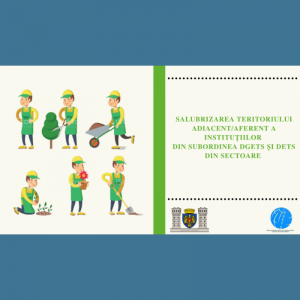 Salubrizarea teritoriului adiacent/aferent a instituțiilor din subordinea DETS din sectoare, inclusiv cositul ierbii și acțiuni întreprinse Situaţia 26.07.2021