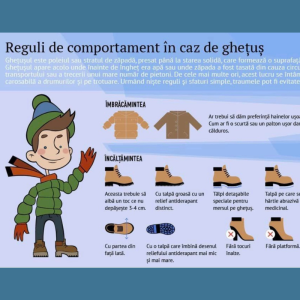 Atenție sporită la polei!