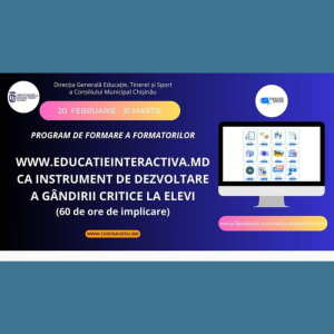 Formare pentru dezvoltarea gândirii critice