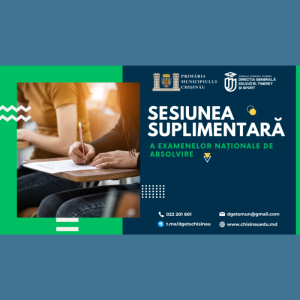 Sesiunea suplimentară a examenelor naționale de absolvire